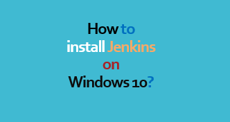 how to install jenkins on windows 10